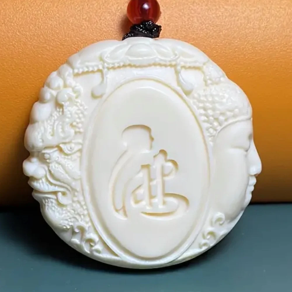 Carved necklace
